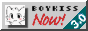A button that looks like the Netscape Now button. On the left, there is a boykisser going meow. The text says Boy Kiss Now.